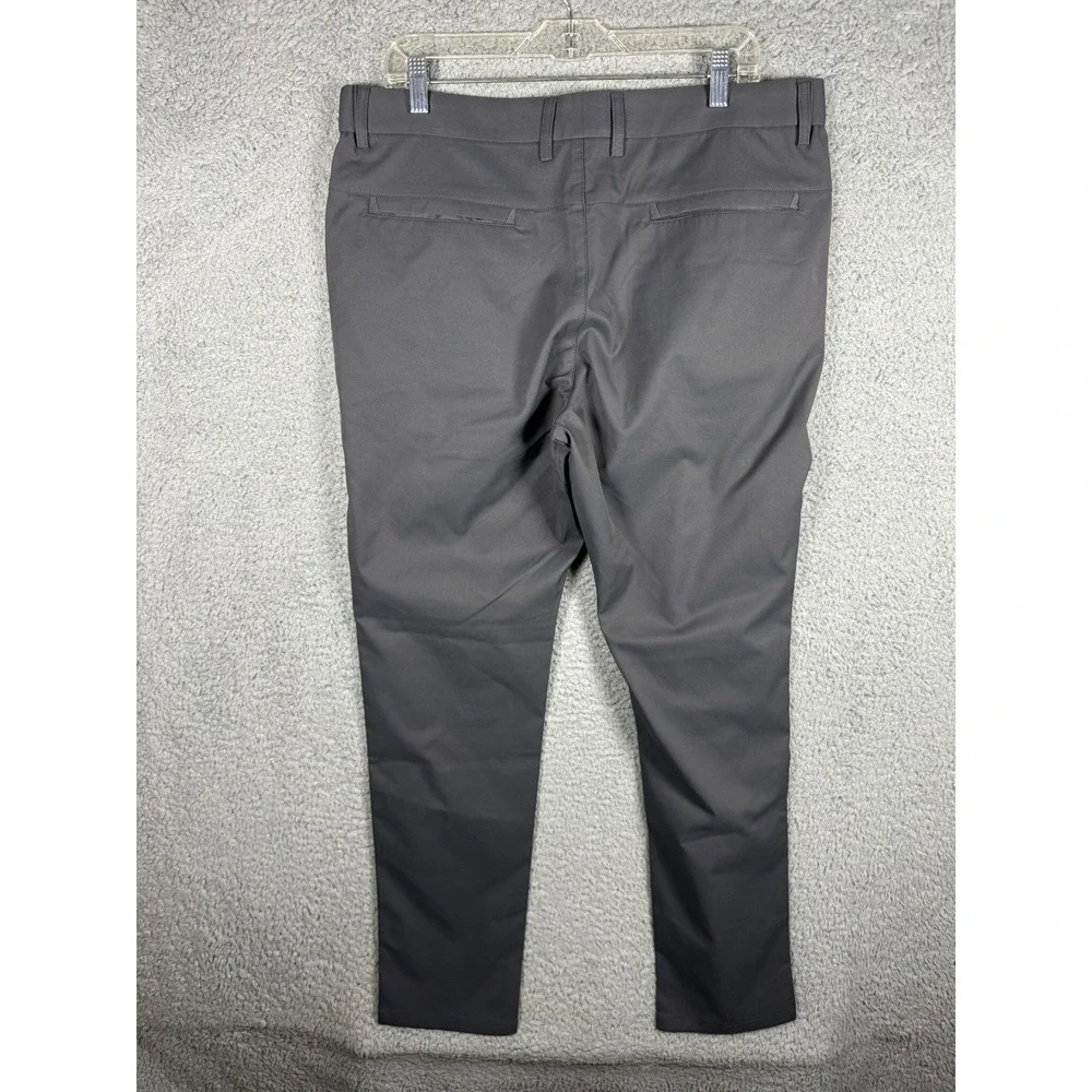 Jack Archer Charcoal Gray Jetsetter Tech Pants Mens 36x31 Slim Tapered Chino